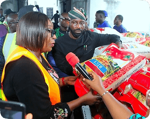 Food distribution to community members